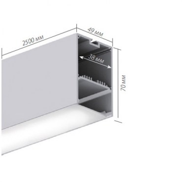 Профиль MODA-LIGHT NS.4970 - размеры